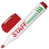 {{photo.Alt || photo.Description || 'Маркер стираемый для белой доски КРАСНЫЙ, STAFF "Manager" WBM-491, 5 мм, с клипом, 151493'}}