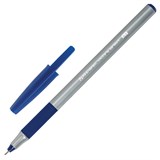 {{photo.Alt || photo.Description || 'Ручка шариковая с грипом BRAUBERG i-STICK POINT, СИНЯЯ, корпус серый, игольчатый узел 0,7 мм, линия письма 0,35 мм, 144021'}}