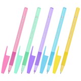 {{photo.Alt || photo.Description || 'Ручка шариковая с грипом BRAUBERG i-STICK POINT PASTEL, СИНЯЯ, корпус ассорти, игольчатый узел 0,7 мм, линия письма 0,35 мм, 144023'}}