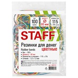 {{photo.Alt || photo.Description || 'Резинки банковские универсальные, STAFF 100 г, диаметр 80 мм, цветные, натуральный каучук, 440151'}}