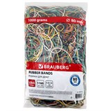 {{photo.Alt || photo.Description || 'Резинки банковские универсальные диаметром 80 мм, BRAUBERG 1000 г, цветные, натуральный каучук, 440152'}}