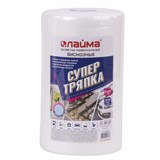 {{photo.Alt || photo.Description || 'Салфетки универсальные в рулоне 200 шт., СУПЕР ТРЯПКА, 23х25 см, вискоза, 40 г/м2, соты, LAIMA, 605488'}}