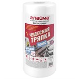{{photo.Alt || photo.Description || 'Салфетки универсальные в рулоне 125 шт. ЧУДЕСНАЯ ТРЯПКА ПЛЮС, 25х30 см, вискоза, 45 г/м2, LAIMA, 605491'}}