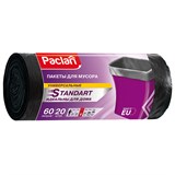 {{photo.Alt || photo.Description || 'Мeшки для мусoра 60 л, черные, в рулоне 20 шт., ПНД, 7,4 мкм, 60х72 см, PACLAN Standard'}}