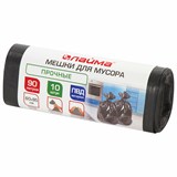 {{photo.Alt || photo.Description || 'Мeшки для мусoра 90 л, черные, в рулоне 10 шт., прочные, ПВД 25 мкм, 60х95 см, LAIMA, 605332'}}