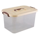 {{photo.Alt || photo.Description || 'Ящик-контейнер 10 л с КРЫШКОЙ НА ЗАЩЕЛКАХ И РУЧКОЙ, 19х35х23 см, пластик, прозрачный, крышка ассорти, 810'}}