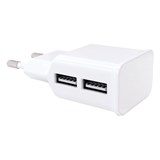 {{photo.Alt || photo.Description || 'Зарядное устройство сетевое (220В) RED LINE NT-2A, 2 порта USB, выходной ток 2,1 А, белое'}}