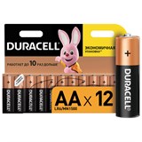 {{photo.Alt || photo.Description || 'Батарейки КОМПЛЕКТ 12 шт., DURACELL Basic ОРИГИНАЛ, AA (LR6, 15А), алкалиновые, пальчиковые'}}