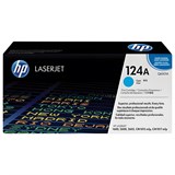 Картридж лазерный HP (Q6001A) ColorLaserJet CM1015/2600 и др, №124A, голубой, оригинальный, ресурс 2000 страниц 360586