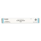 Тонер CANON (C-EXV49C) для Canon IR C3320/C3320i/C3325i/C3330i/C3500, голубой, ресурс 19000 страниц, оригинальный, 8525B002 363505
