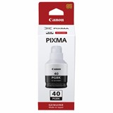 Чернила CANON (GI-40BK) для СНПЧ Pixma G5040/G6040/GM2040, черные, ресурс 6000 страниц, оригинальные, 3385C001 363617