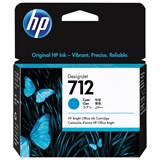 Картридж струйный для плоттера HP (3ED67A) DesignJet T230/T250/T630/T650, №712, голубой, оригинальный 363909