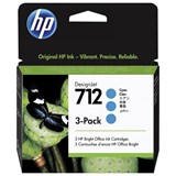 Картридж струйный для плоттера HP (3ED77A) DesignJet T230/T250/T630/T650, №712, голубой, 3 шт., оригинальный 363912