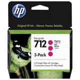 Картридж струйный для плоттера HP (3ED78A) DesignJet T230 /T250 /T630 /T650, №712, пурпурный, 3 шт., оригинальный 363913