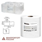 {{photo.Alt || photo.Description || 'Полотенца бумажные с центральной вытяжкой 200 м, VEIRO (Система M2) COMFORT, 1-слойные, белые, КОМПЛЕКТ 6 рулонов, KP210, КР210'}}