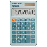 {{photo.Alt || photo.Description || 'Калькулятор карманный BRAUBERG CX-102C-BL (76x126 мм), 12 разрядов, двойное питание, ГОЛУБОЙ, 272649'}}