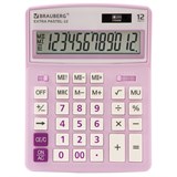 {{photo.Alt || photo.Description || 'Калькулятор настольный BRAUBERG EXTRA PASTEL-12-PR (206x155 мм), 12 разрядов, двойное питание, СИРЕНЕВЫЙ, 250489'}}