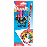 {{photo.Alt || photo.Description || 'Карандаши цветные стираемые с ластиком MAPED (Франция) "Color'Peps Oops", 12 цветов, трехгранные, 832812'}}