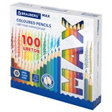 {{photo.Alt || photo.Description || 'Карандаши цветные супермягкие яркие BRAUBERG MAX, 100 цветов, шестигранные, грифель 3,3 мм, натуральное дерево, 181862'}}