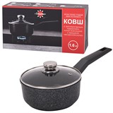 {{photo.Alt || photo.Description || 'Ковш 1,6 л с крышкой и ручкой, пятислойное антипригарное покрытие, ГАРДАРИКА "Орион", 1616-04-10, 1616-18-10'}}