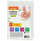 {{photo.Alt || photo.Description || 'Коврик силиконовый для раскатки/запекания 46х66 см, зеленый, ПОДАРОК пластиковый нож, DASWERK, 608428'}}