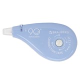 {{photo.Alt || photo.Description || 'Корректирующая лента BRAUBERG PASTEL 5 мм х 12 м, вращающийся наконечник 90°, механизм перемотки, корпус голубой, блистер, 272488'}}