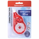 {{photo.Alt || photo.Description || 'Корректирующая лента BRAUBERG MAXI PLUS, 5 мм х 25 м, механизм перемотки, корпус красный, блистер, 272501'}}