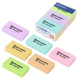 {{photo.Alt || photo.Description || 'Ластики BRAUBERG PASTEL SOFT НАБОР 6 шт., размер ластика 45х25х10 мм, экологичный ПВХ, 271340'}}