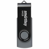 {{photo.Alt || photo.Description || 'Флеш-диск 64 GB SMARTBUY Twist USB 2.0, черный, SB064GB2TWK'}}