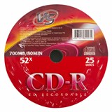 {{photo.Alt || photo.Description || 'Диски CD-R VS, 700 Мб, 52x, Bulk (термоусадка без шпиля), КОМПЛЕКТ 25 шт., VSCDRSH2501'}}