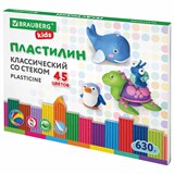 {{photo.Alt || photo.Description || 'Пластилин классический BRAUBERG KIDS, 45 цветов, 630 г, стек, ВЫСШЕЕ КАЧЕСТВО, 106680'}}