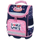 {{photo.Alt || photo.Description || 'Ранец ЮНЛАНДИЯ WISE, 1 отделение, 3 кармана, устойчивое дно, "Donut worry", 37x29х15 см, 272073'}}