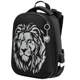 {{photo.Alt || photo.Description || 'Ранец BRAUBERG SHINY, 2 отделения, с брелком, "Savage lion", светящийся рисунок, 38х28х14 см, 272039'}}
