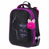 {{photo.Alt || photo.Description || 'Ранец BRAUBERG SHINY, 2 отделения, с брелоком, "Magic cat", 38х28х14 см, 271381'}}