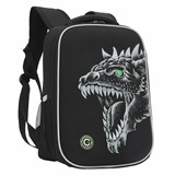 {{photo.Alt || photo.Description || 'Ранец GRIZZLY анатомическая спинка, облегченный, для мальчиков, DRAGON, 37х26х16 см, RAw-497-3/1'}}