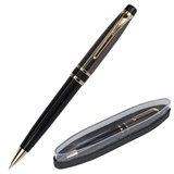 {{photo.Alt || photo.Description || 'Ручка подарочная шариковая BRAUBERG Sonata, СИНЯЯ, корпус золотистый с черным, линия письма 0,5 мм, 143483'}}