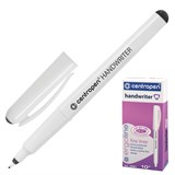 {{photo.Alt || photo.Description || 'Ручка капиллярная (линер) ЧЕРНАЯ CENTROPEN "Handwriter", трехгранная, линия 0,5 мм, 4651, 2 4651 0112'}}