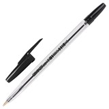 {{photo.Alt || photo.Description || 'Ручка шариковая CORVINA (Италия) "51 Classic", ЧЕРНАЯ, корпус прозрачный, узел 1 мм, линия письма 0,7 мм, 40163/01'}}