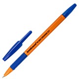 {{photo.Alt || photo.Description || 'Ручка шариковая с грипом ERICH KRAUSE "R-301 Grip", СИНЯЯ, корпус оранжевый, узел 0,7 мм, линия письма 0,35 мм, 39531'}}