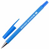 {{photo.Alt || photo.Description || 'Ручка шариковая BRAUBERG "Capital blue", СИНЯЯ, корпус soft-touch голубой, узел 0,7 мм, линия письма 0,35 мм, 142493'}}