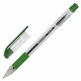 {{photo.Alt || photo.Description || 'Ручка шариковая масляная с грипом BRAUBERG "Max-Oil", ЗЕЛЕНАЯ, игольчатый узел 0,7 мм, линия письма 0,35 мм, 142144'}}