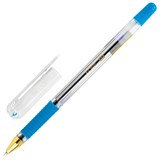 {{photo.Alt || photo.Description || 'Ручка шариковая с грипом BRAUBERG "X-ONE", СИНЯЯ, корпус прозрачный, узел 0,5 мм, линия письма 0,35 мм, 143985'}}