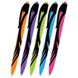 {{photo.Alt || photo.Description || 'Ручка шариковая автоматическая BRAUBERG ULTRA COLOR НЕОН, soft-touch, СИНЯЯ, пишущий узел 0,7 мм, линия письма 0,35 мм, 144203'}}