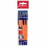 {{photo.Alt || photo.Description || 'Ручки шариковые BRAUBERG "M-500 ORANGE", НАБОР 4 шт., СИНИЕ, узел 0,7 мм, линия письма 0,35 мм, 143950'}}