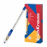 Ручка шариковая масляная с грипом ERICH KRAUSE "L-30" Gold Stick&amp;Grip, СИНЯЯ, 0,7 мм, линия 0,26 мм, 61041 144514