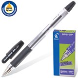 {{photo.Alt || photo.Description || 'Ручка шариковая масляная с грипом PILOT "BPS-GP", ЧЕРНАЯ, корпус прозрачный, узел 0,7 мм, линия письма 0,21 мм, BPS-GP-F, BРS-GP-F'}}