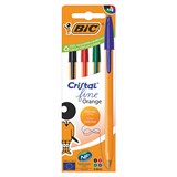 {{photo.Alt || photo.Description || 'Ручки шариковые BIC "Orange Original", НАБОР 4 ЦВЕТА, узел 0,8 мм, линия 0,3 мм, пакет, 8308541'}}