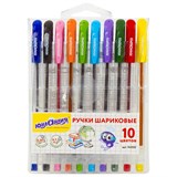 {{photo.Alt || photo.Description || 'Ручки шариковые масляные ЮНЛАНДИЯ "КЛАССНАЯ", НАБОР 10 цветов, узел 0,7 мм, линия письма 0,35 мм, 143535'}}