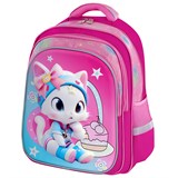 {{photo.Alt || photo.Description || 'Рюкзак BRAUBERG KIDS FLOSSY, 2 отделения, 3 кармана, "Sweet Kitten", 3D-панель, 40х28х18 см, 273180'}}