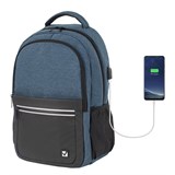 {{photo.Alt || photo.Description || 'Рюкзак BRAUBERG URBAN универсальный, с отделением для ноутбука, USB-порт, "Denver", синий, 46х30х16 см, 229893'}}